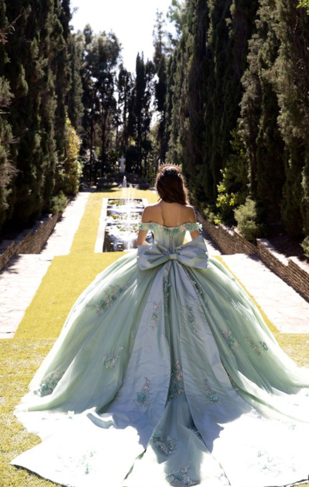 Luxury Sage Gown